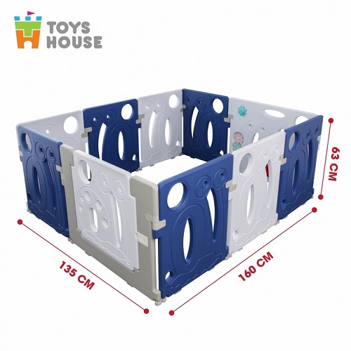 Quây bóng Toys House size M(8+2) 134*160*63